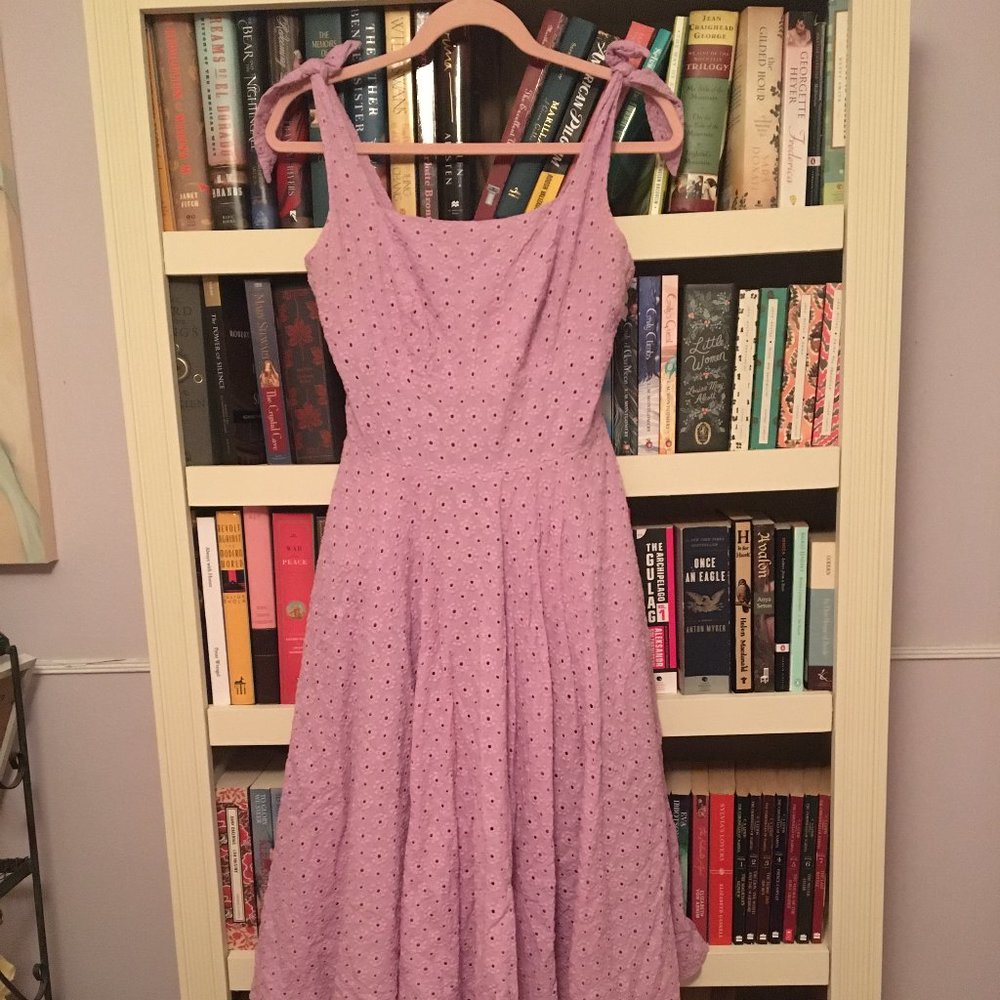 Hearts and Found Gilda lavender eyelet dress